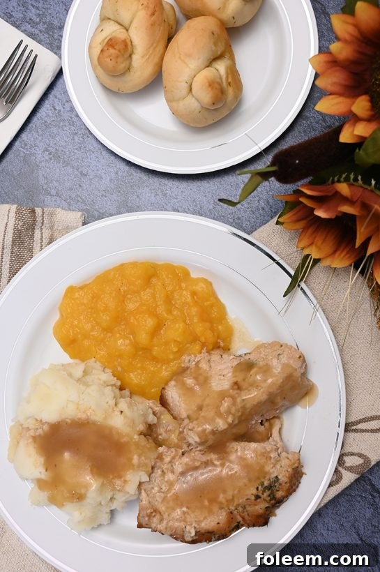 An array of delicious Thanksgiving dishes, including turkey, sides, and appetizers, purchased from BJ's Wholesale Club