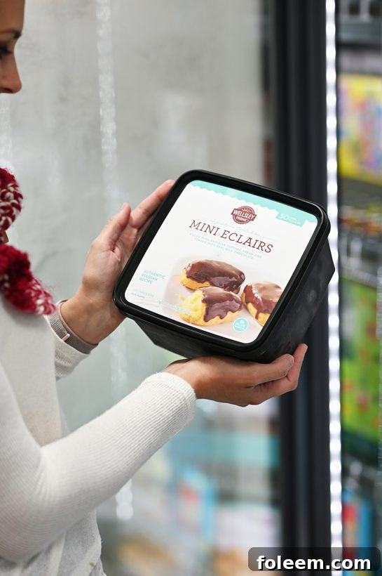 Frozen Mini Eclairs dessert from BJ's Wholesale Club