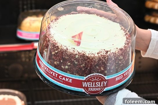 Wellsley Farms red velvet cake at BJ's wholesale club