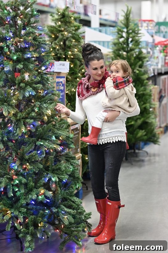 Holding my toddler at BJ's wholesale club