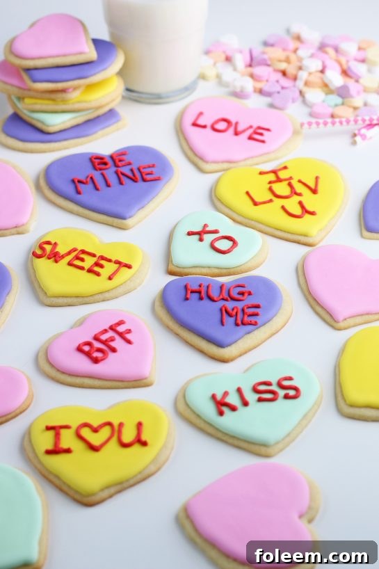 A lovely assortment of decorated sugar cookies, highlighting the variety of designs achievable with creative cookie decorating techniques.