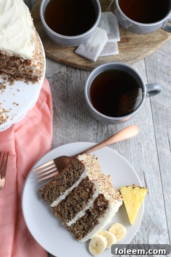 Homemade Hummingbird Cake is a beloved, classic southern cake recipe packed with banana and pineapple that looks so impressive for Easter, any holiday or birthday party!