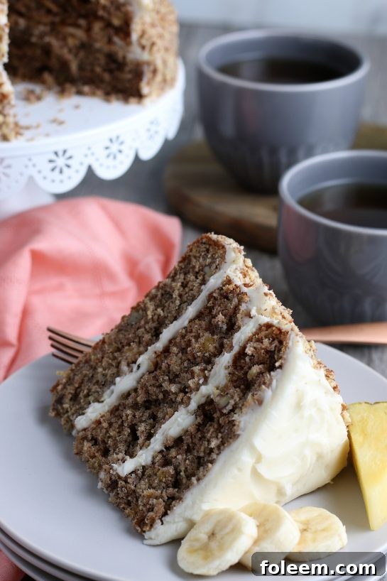 Made-From-Scratch Hummingbird Cake is a beloved, classic southern cake recipe packed with banana and pineapple that looks so impressive for, Easter, Mother's day, or birthday party!