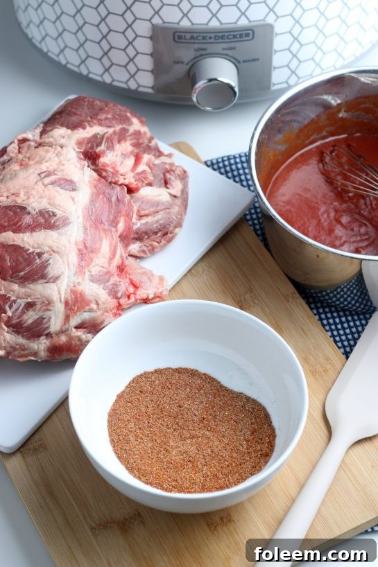 Our ribs start with a dry rub so that they have plenty of seasoning, slow cooker ribs don't have to be bland!