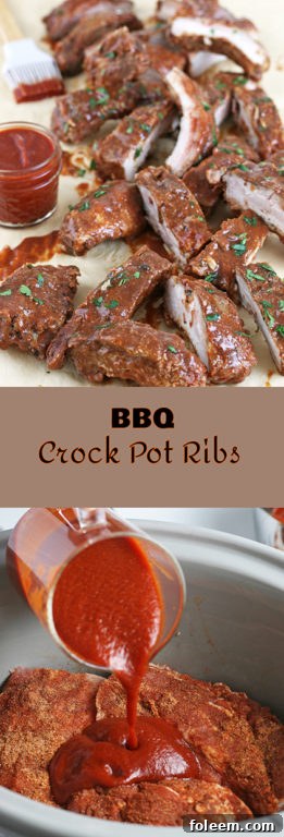 These Crock Pot Ribs are melt in your mouth tender. They come out juicy, delicious, and perfectly cooked without any stress or fuss. I’ll show you how to prepare the ribs, make the dry rub, and I have a delicious homemade BBQ ribs sauce! 