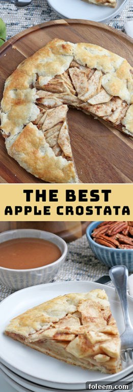 This Apple Crostata recipe is a simple, rustic tart filled with sweet apple filling and is one the best new ways to enjoy your favorite fall fruit!