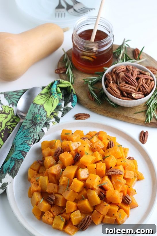 This Roasted Butternut Squash recipe has so much flavor and is a delicious side dish for Thanksgiving and Christmas! It is so tasty and a little different than the standard fare for the holidays.