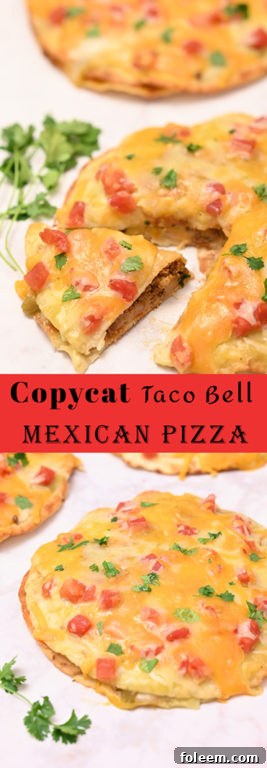 This simple Copy-Cat Taco Bell Mexican Pizza recipe is a quick and easy dinner idea for Mexican night, taco Tuesday, or Cinco de Mayo! The whole family will love these!
