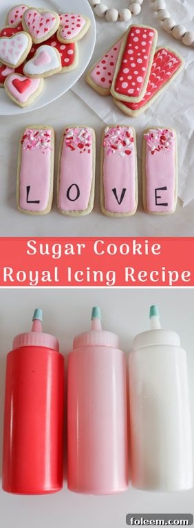 Beautifully decorated cut-out cookies for every celebration, Valentine's day, and holiday are totally attainable at home with this easy sugar cookie royal icing recipe and a few instructions, tips & tricks to give you the confidence you need to try this technique yourself!
