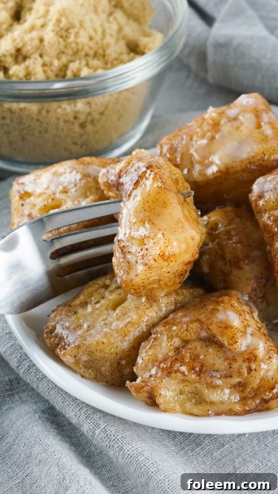 Delicious Crock Pot Monkey Bread ready to be served for breakfast or dessert.