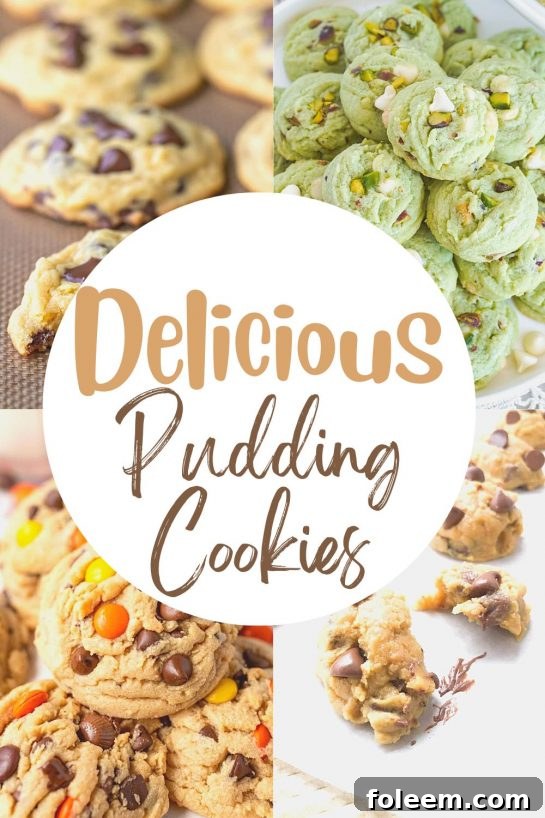 Delicious Pudding Cookies, soft and chewy, with a hint of vanilla, perfect for holiday gatherings or everyday treats. An easy cookie recipe for bakers of all levels.