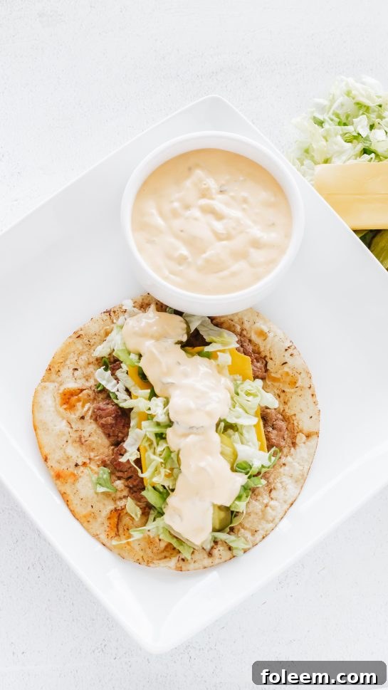 Make Taco Tuesday a little wacky with Big Mac Tacos recipe! This taco recipe is low carb with the tortillas, and all the same great taste of a McDonald's Big Mac, but without the bun and carbs!