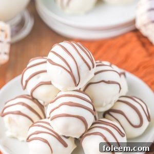 Zebra cakes was one of my favorite sweet treats as a kid and turning them into Zebra cake balls made them even better! This Zebra Cake Balls recipe is absolutely mouth-watering. So creamy with a crunch of chocolate on the outside. These were so incredibly easy to make and so fun! Only 4 ingredients for this yummy dessert.