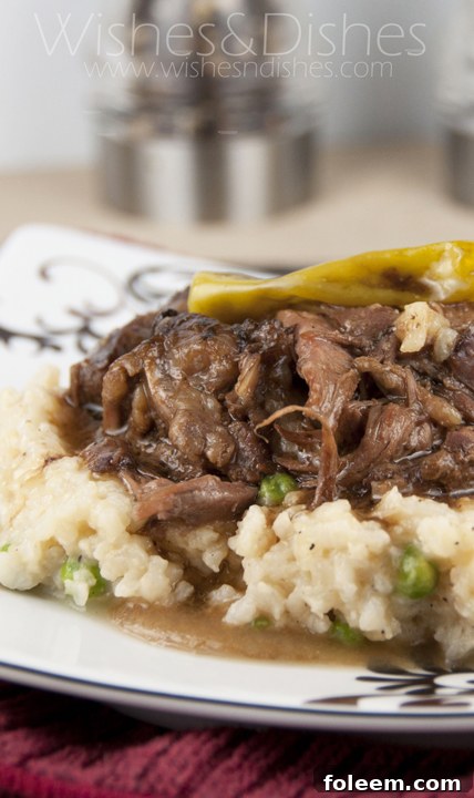 Crock Pot Mississippi Pot roast is so tender it will just fall apart as it cooks! The whole family will love this easy dinner recipe.