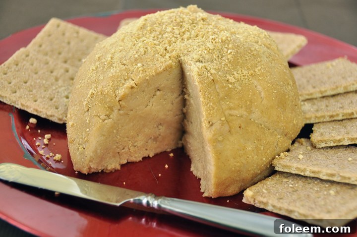 Delicious Peanut Butter Pie Dessert Ball ready for dipping