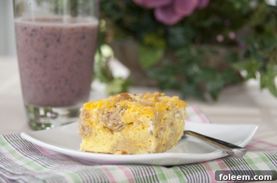 Buttermilk Biscuit and Egg Breakfast Cobbler recipe is the perfect egg dish for breakfast, brunch or dinner! Great for Mother's day brunch or house guests.