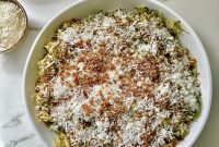 Warm Brussels Sprouts Caesar Salad with Creamy Dressing