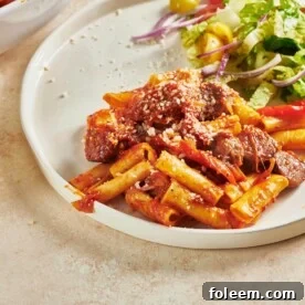 Sausage and Peppers Pasta