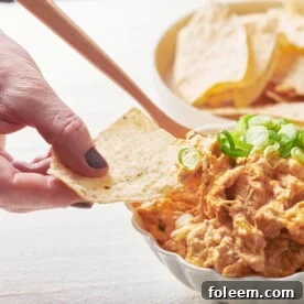 Instant Pot Buffalo Chicken Dip