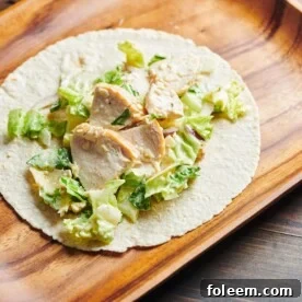 Grilled Chicken Caesar Salad Wraps