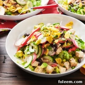Southwestern Chicken Taco Salad Bowl