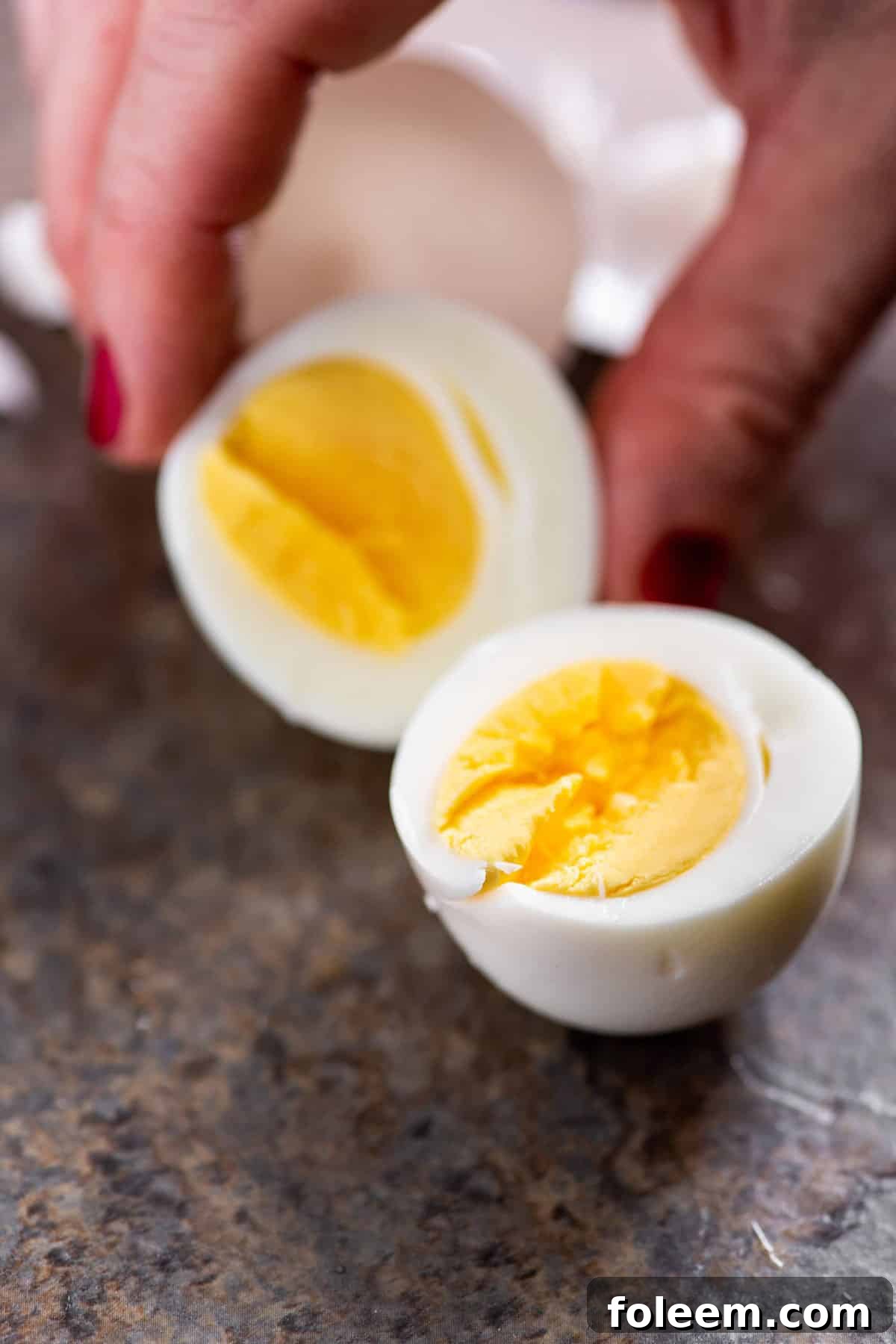 Eggs in a pot of water.