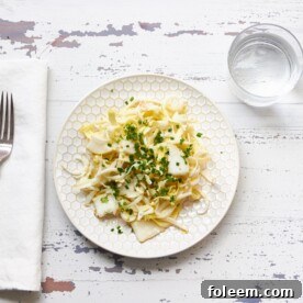 Endive Salad with Pear and Creamy Herb Dressing