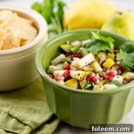Spicy Pear and Cilantro Salsa