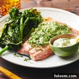 Sheet Pan Salmon and Broccoli Rabe