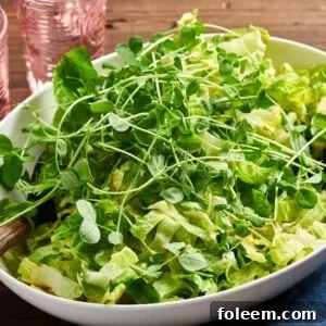 Crunchy Mixed Green Salad