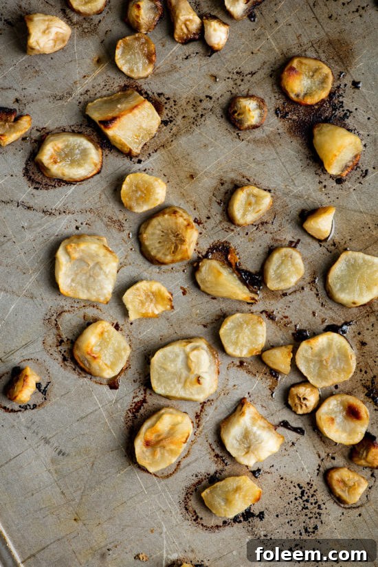 Roasted Jerusalem Artichokes
