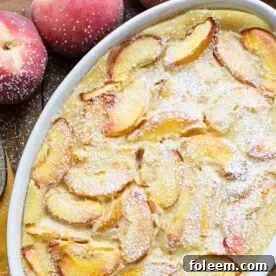 Peach Clafoutis