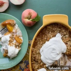 Simple Peach Crisp