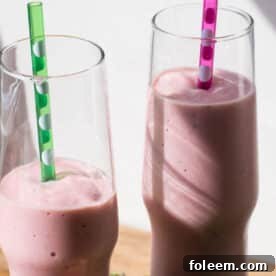 Ginger Peach Yogurt Smoothie with Plums