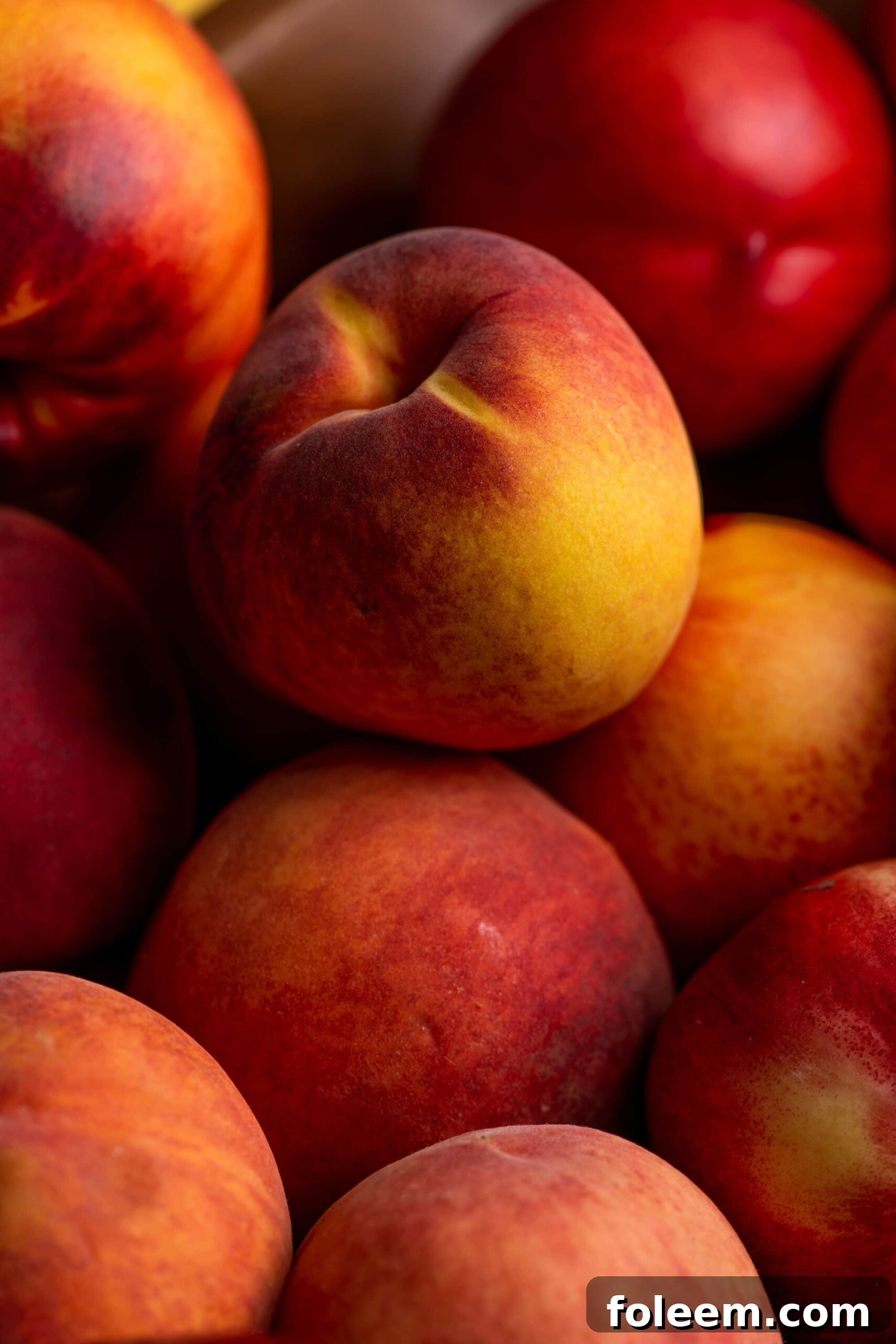 Pile of Peaches and Nectarines.