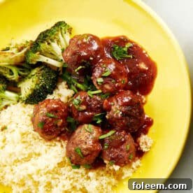 Sweet and sour meatballs