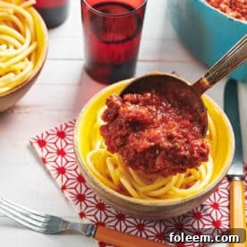 Classic Italian meat sauce
