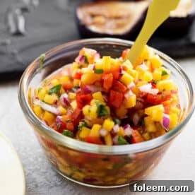 Peach and Roasted Red Pepper Salsa
