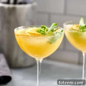 Orange Champagne Mule