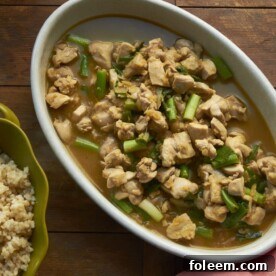 Lemon and Scallion Chicken Stir Fry