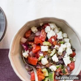 Greek Tomato and Cucumber Salad