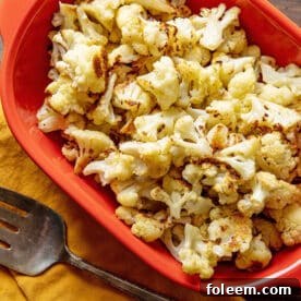 Perfect Simple Roasted Cauliflower