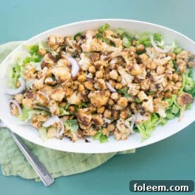 Roasted Cauliflower and Chickpea Salad