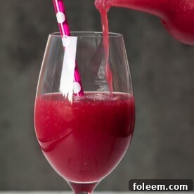 Frozen Pomegranate and Citrus Cocktail