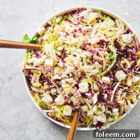 Frisee, Radicchio and Escarole Salad with Citrus Dressing