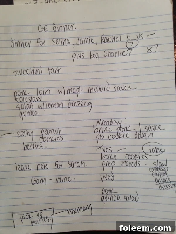 9 Tips for Relaxed Entertaining and Menu Planning