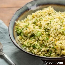 Orange and Herb Orzo