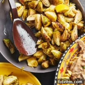 Roasted Lemon Brussels Sprouts
