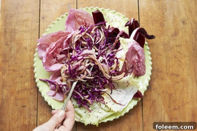 Red Salad with Citrus, Honey and Thyme Vinaigrette / Mia / Katie Workman / themom100.com