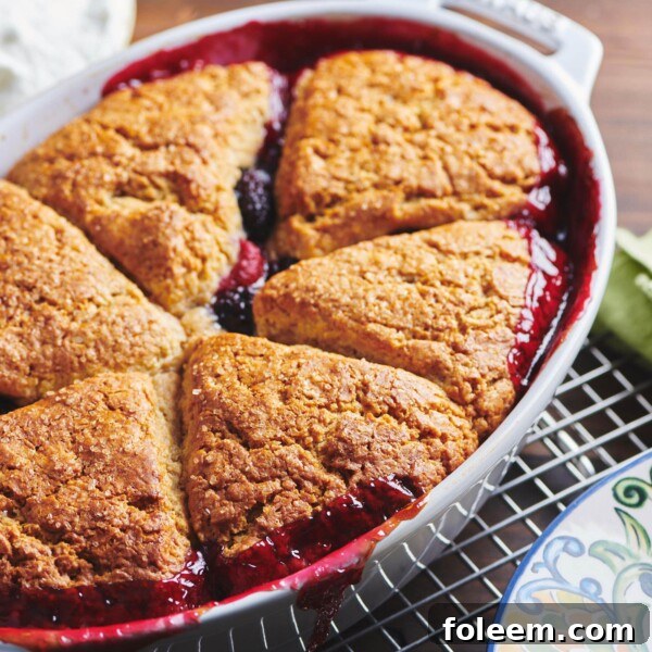 Old Fashioned Berry Cobbler
